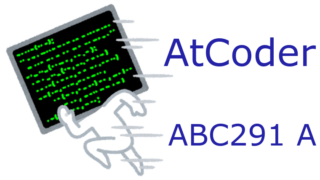 AtCoder_ABC291_A